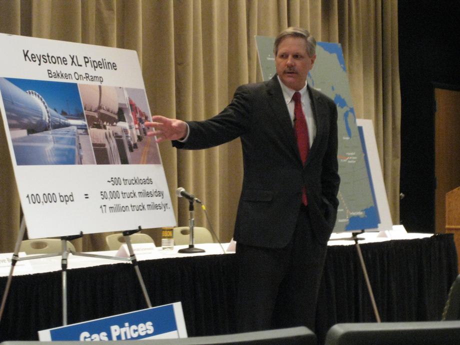 NDSU Energy Conference-March 2012- Senator Hoeven speaks about increasing the nation's energy security, at an energy conference he hosted along with NDSU in Fargo.  
